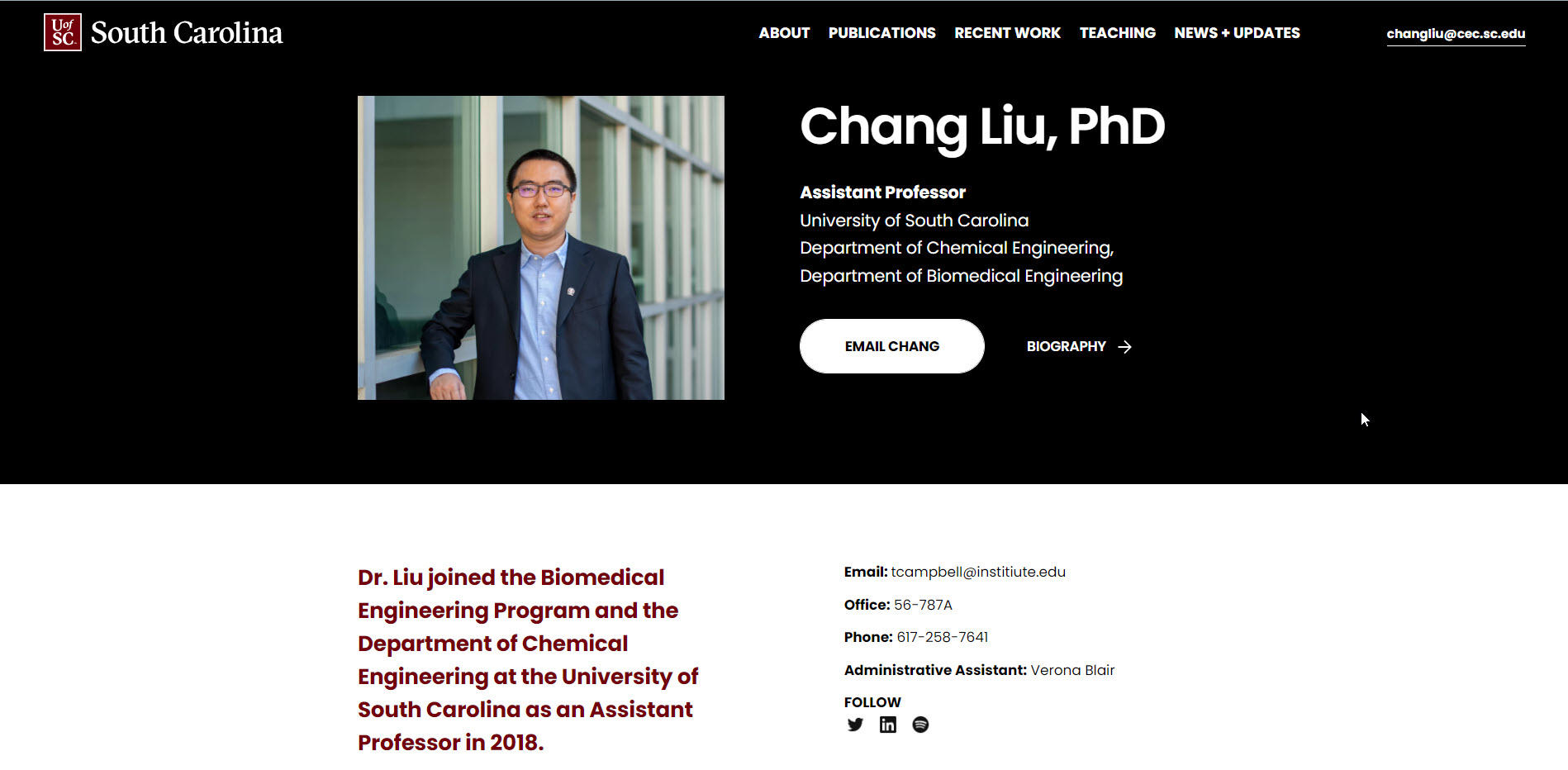 Chang Liu Website